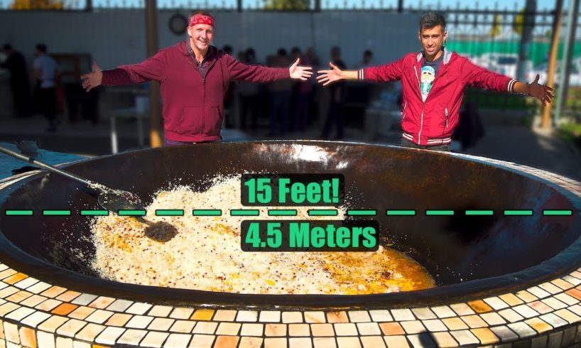 Asia's Biggest Frying Pan! Over 3,000 POUNDS of Rice and Meat Cooked Each Day!