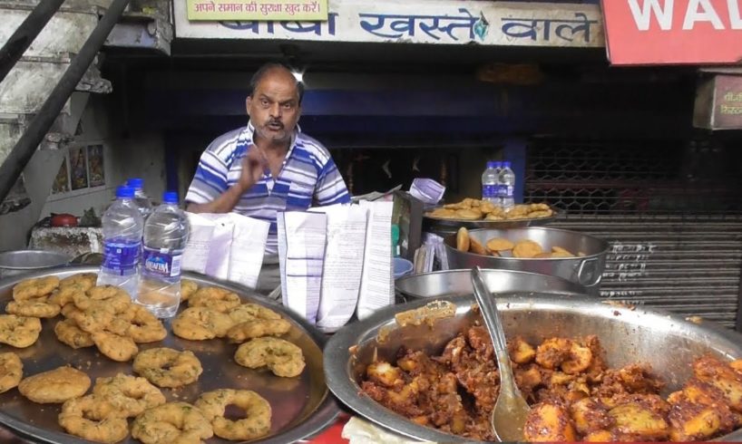 Baba Khasta Wale - Cheap & Best Breakfast - Per Piece 12 rs - Street Food Lucknow