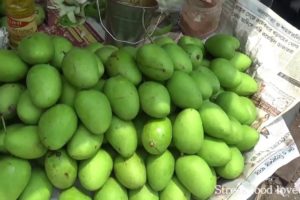 Bengali Street Food India | Tasty Masala Raw mango (Aam) - Kolkata Street Food India