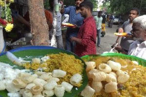 Best Chennai Lunch @ 30 rs Only | Curd Rice / Samber (Khichdi) Rice / Vegetable Rice