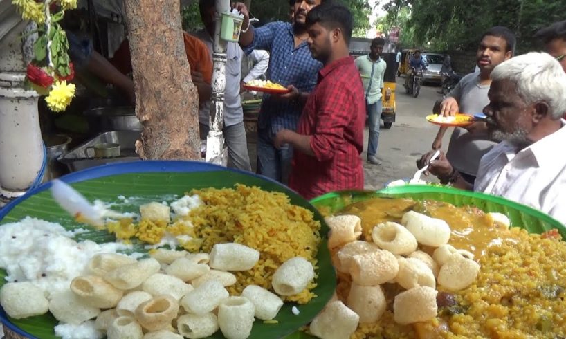 Best Chennai Lunch @ 30 rs Only | Curd Rice / Samber (Khichdi) Rice / Vegetable Rice