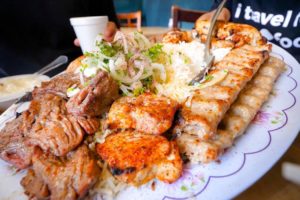 Best Restaurants in Los Angeles - BIG KABOB PLATTER + Must-Eat Food Tour in LA!