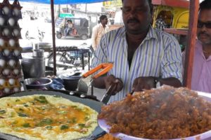 Bhao Ka Anda (Egg) Rice 30 rs Per Plate | Street Food Yavatmal Maharashtra India