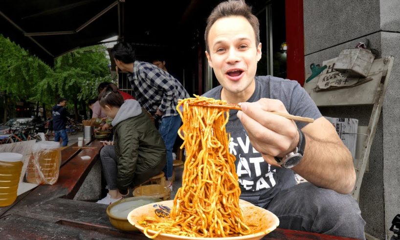 Chinese Street Food DAN DAN NOODLE Tour in Sichuan, China | INSANELY GOOD and SPICY Szechuan Noodles