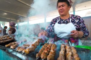 Death by Meat! Street Food in Tashkent, Uzbekistan!