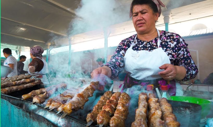 Death by Meat! Street Food in Tashkent, Uzbekistan!