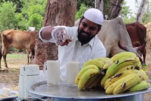 Delicious Banana Milkshake ||Oldage Home|| Nawabs kitchen