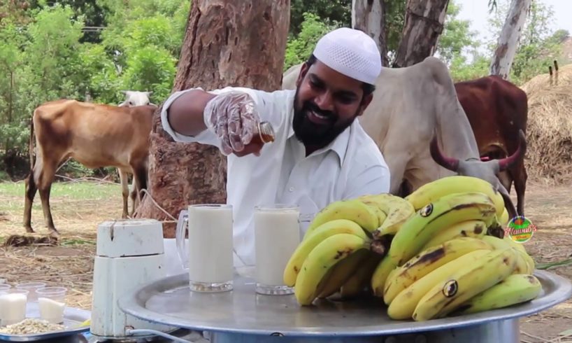 Delicious Banana Milkshake ||Oldage Home|| Nawabs kitchen