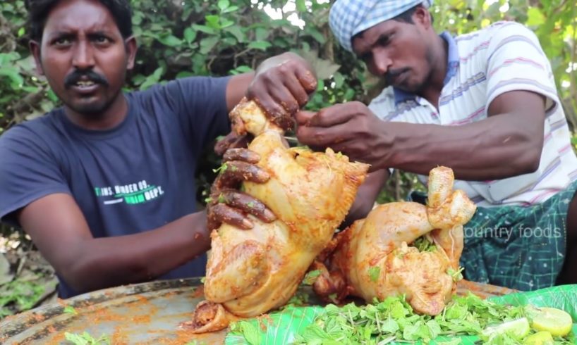 Dirty Chicken Recipe | Mud Chicken Roast recipe By Country Boys | Country foods