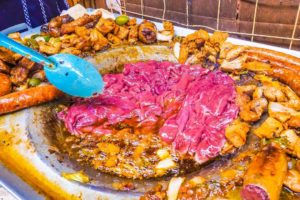 EXTREME Mexican Street Food! BLOOD + CACTUS Tacos and SPICY Street Market TACO Tour in Mexico City