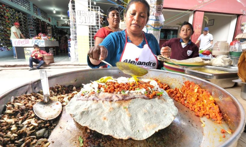 EXTREME Mexican Street Food in Oaxaca | INSANE Mexican Street Food Tour in Oaxaca, Mexico