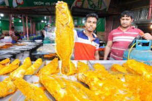 EXTREME Street Food in Bangladesh - WOW!!! WHOLE Fish BBQ Seafood + Street Food Tour of Old Dhaka!!!