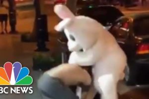 Easter Bunny Fights In Defense Of Woman Outside Orlando, Florida Bar | NBC News