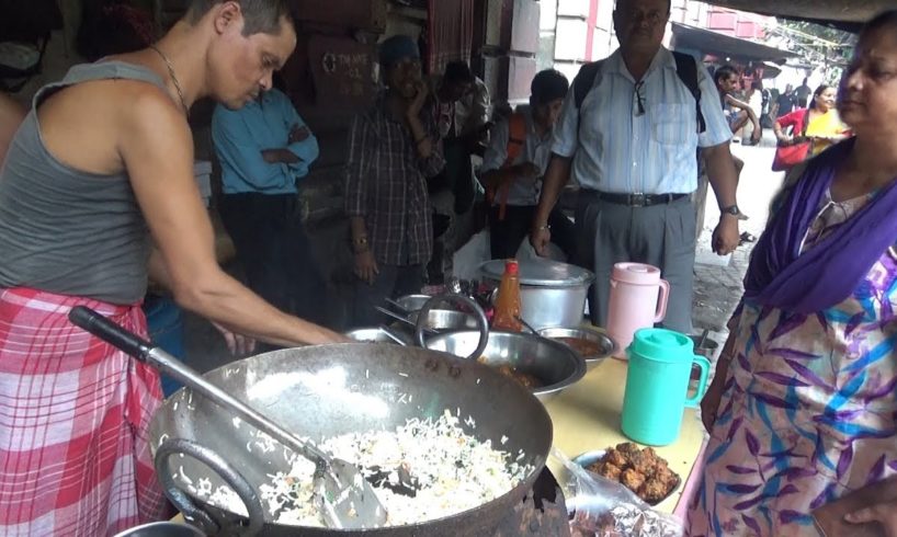 Egg Rice Besides India Post Dalhousie Kolkata | Indian Street Food