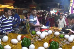 Fast Food King Mughlai Paratha @ 50 rs | Chandannagar Jagadhatri Puja 2018