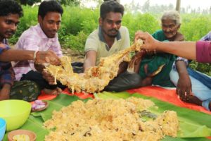 Full Goat Biryani By World's Oldest Chef Mastanamma | Country foods