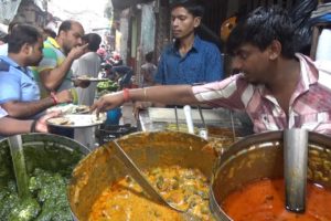 Half Veg Curry 2 Roti @ 28 rs | Half Sabji Half Rice @ 40 rs | Borobazar Kolkata Street Food