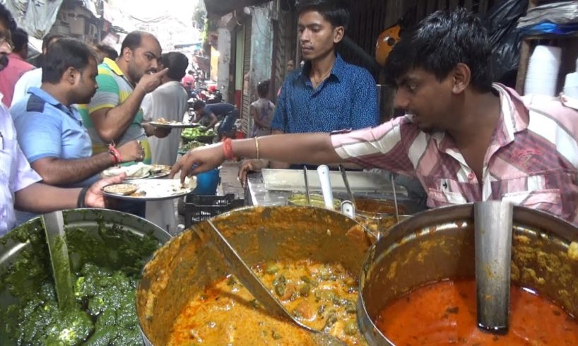 Half Veg Curry 2 Roti @ 28 rs | Half Sabji Half Rice @ 40 rs | Borobazar Kolkata Street Food