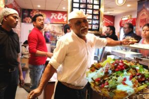 Hardayal Maurya - The Chaat King of Lucknow - Full basket chaat @ 200 rs