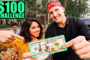 INDIAN Street Food $100 CHALLENGE in MUMBAI! Best Street Food in Mumbai!