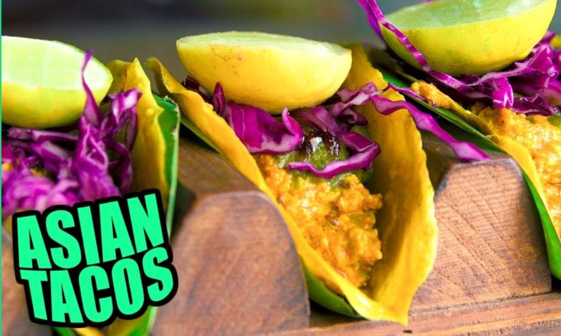 INDIAN TACOS?? Insane Asian Tacos in Korea, Vietnam and India!