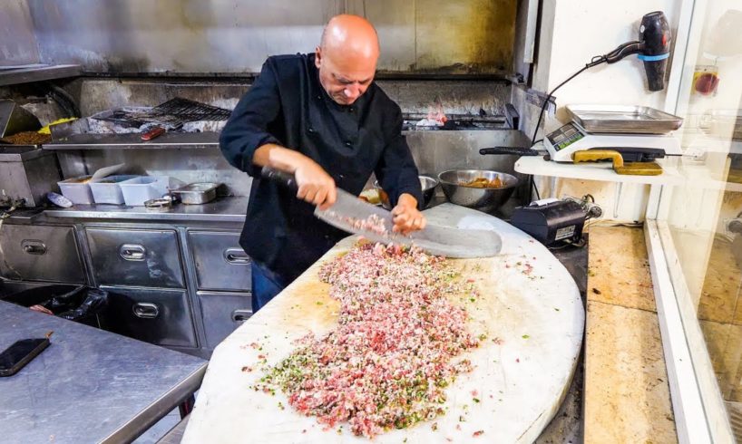 INSANE KEBABS Handmade With a Sword - Palestinian Food in Nazareth!