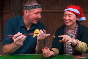 Incredible STICKY RICE made by Red Yao Mountain People of Ta Phin Village!