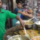 Indian People Enjoying Famous Lucknowi Biryani & Chicken Kebab - Street Food Lucknow India