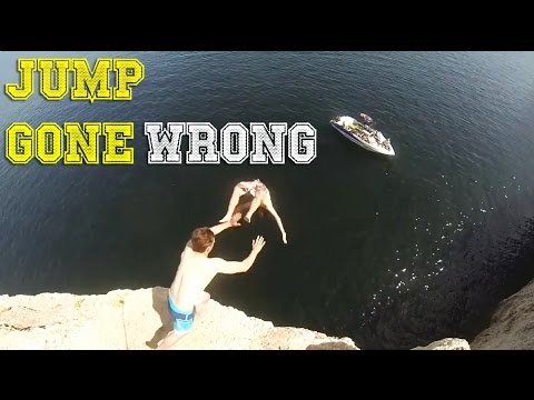 JUMP INTO WATER GONE WRONG fails [FailForceOne]