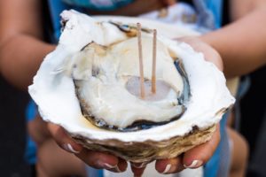 Japanese Street Food - GIANT OYSTER and Seafood Tour of Tsukiji Market in Tokyo, Japan!