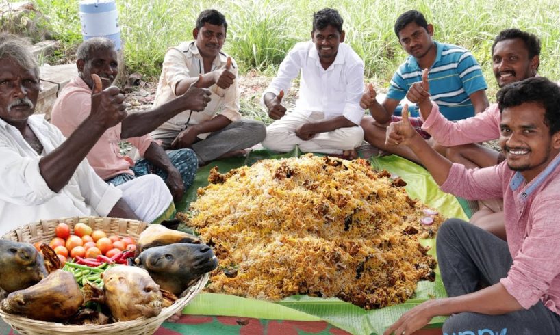 KING OF BIRYANI -Goat Heads Biryani By Grandpa -  Country Foods