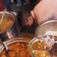 Lucknow Street Lunch Starting @ 30 rs Plate | Chawal (Rice) K Sath Rajma - Chole - Kadhi