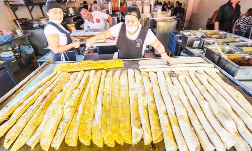 MASSIVE Mexican STREET FOOD Tour in MEXICO CITY! MACHETE TACOS + SPICY TACOS AL PASTOR from HEAVEN!