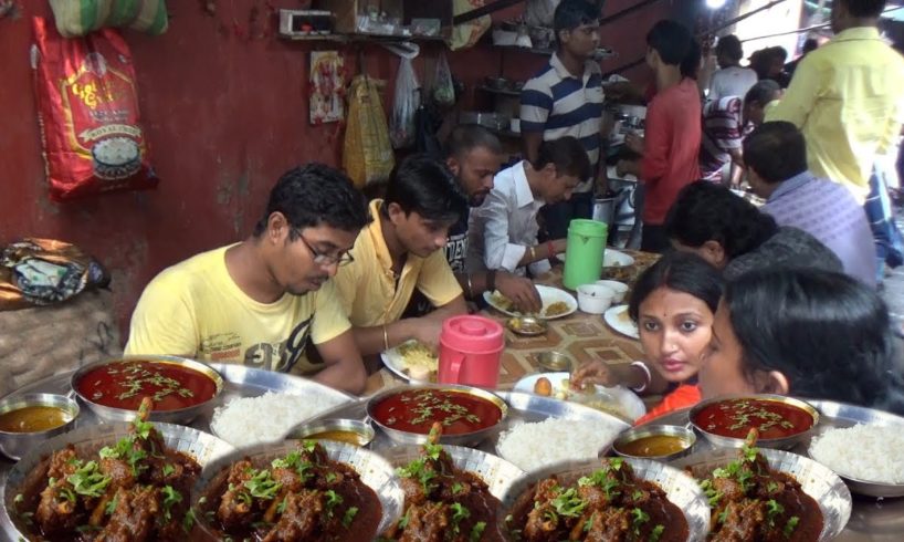 Mutton Rice @ 90 rs Per Plate | Street Food Heaven in India | Kolkata Deckers Lane Esplanade