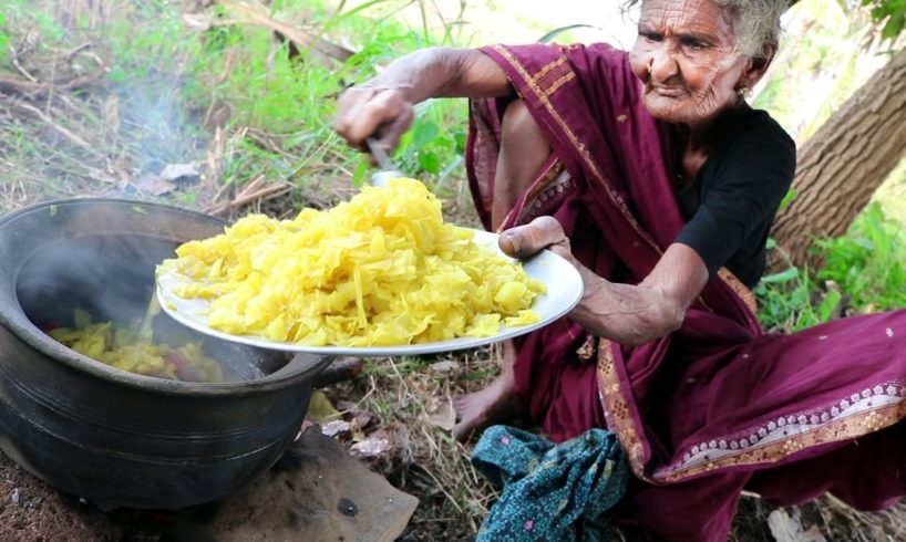 My 105 Years Grandma's Village Style Cabbage Curry | Cabbage Recipe | Country Foods
