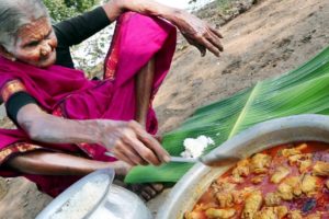 My 105 years Grandma's Village Style Fish Recipe | Traditional Fish Curry | Country Foods