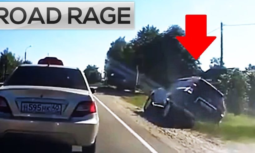 ROAD RAGE & BAD DRIVERS COMPILATION (Driving on the roadside ...)