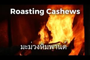 Roasting Cashew Nuts in Krabi, Thailand