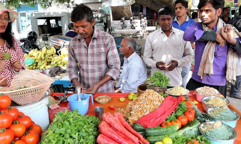 Salute Him - Hard Working Old Man Selling Healthy Ankur Chana | Lucknow Street Food