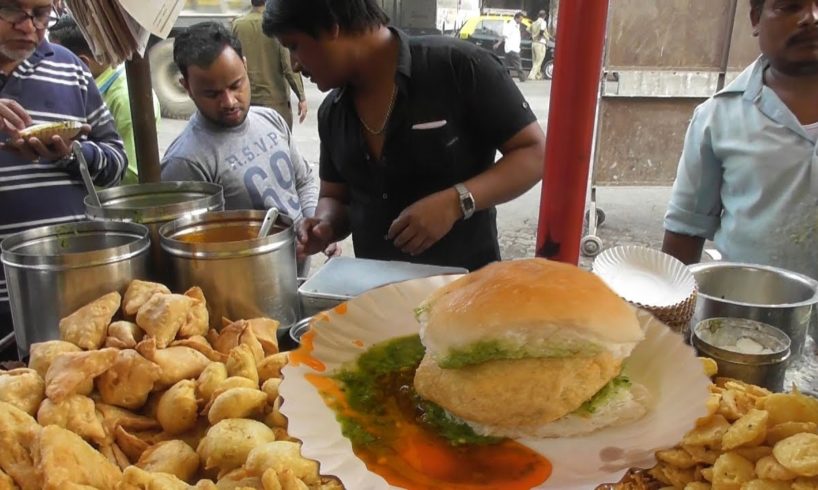 Samosa 10 rs - Vada Pav & Sandwich 12 rs - Aloo Bajji 20 rs Plate | Common Street Food Mumbai