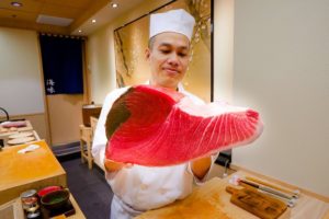 Sushi Omakase in Bangkok - TUNA BELLY Japanese Food at Umi Gaysorn in Thailand!