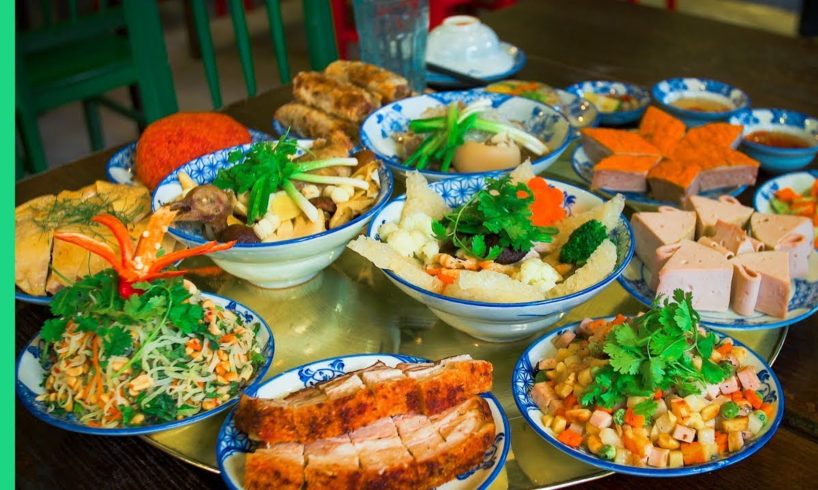 TET FEAST in Hanoi! Meatball Jello and Pigeon Soup. (Vietnamese Tet Food Day 1)