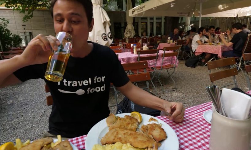 THE ULTIMATE German Food Tour - Schnitzel and Sausage in Munich, Germany!