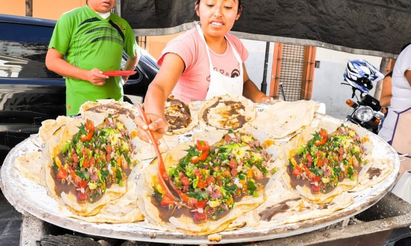 UNKNOWN Mexican Street Foods You MUST Try! MEGA Mexican Pizza, BEST BBQ, and 7 Mole’s in OAXACA!