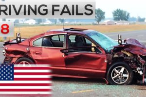 Ultimate North American Driving Fails 2017 -  Road rage & Car Crashes in America #8