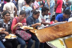 Unlimited Shopping & Eating ( Masala Dosa ) | Street Food Kolkata New Market