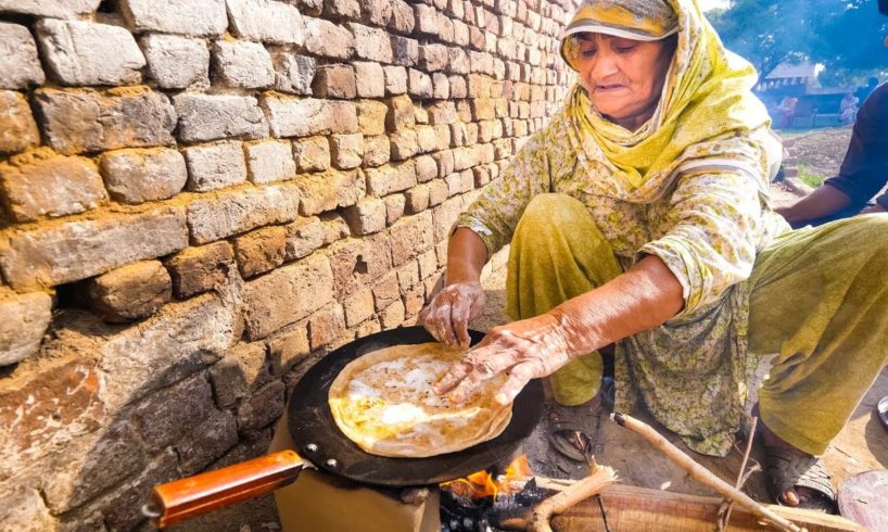 Village Food in Pakistan - BIG PAKISTANI BREAKFAST in Rural Punjab, Pakistan!