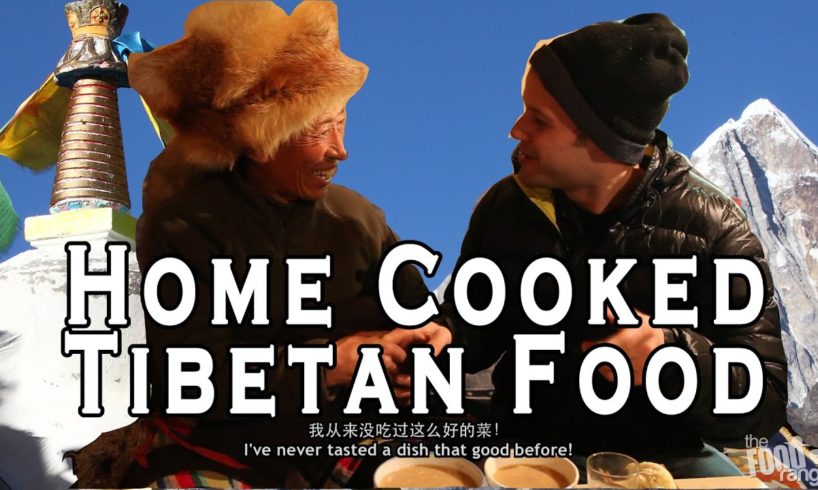 Amazing Tibetan Food Feast - Eating In A Tibetan Home!