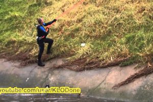 Animal Rescue: Dramatic Dog Rescue out of Flood Water