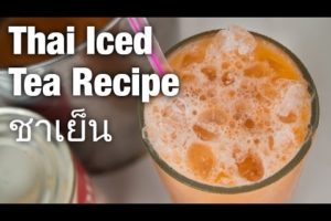 Authentic Thai iced tea recipe (cha yen ชาเย็น) - street food style